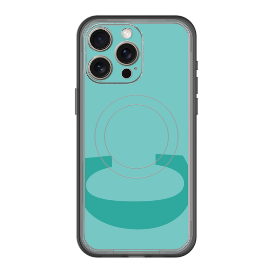 スリムプロテクションプレミアムケース with MagSafe［ オリジナル - initial color - C light green ］