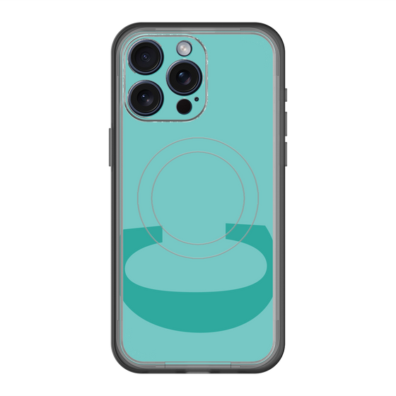 スリムプロテクションプレミアムケース with MagSafe［ オリジナル - initial color - C light green ］