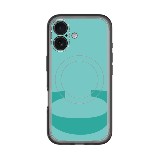 スリムプロテクションプレミアムケース with MagSafe［ オリジナル - initial color - C light green ］