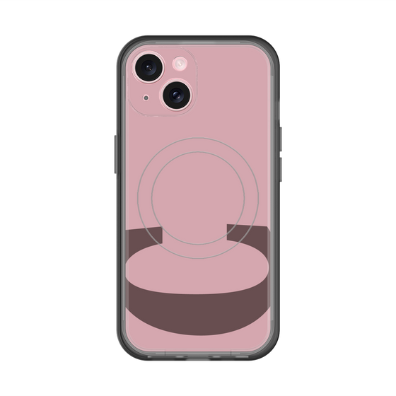 スリムプロテクションプレミアムケース with MagSafe［ オリジナル - initial color - C dusty pink ］