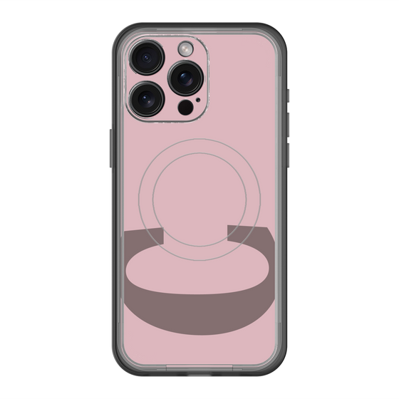 スリムプロテクションプレミアムケース with MagSafe［ オリジナル - initial color - C dusty pink ］