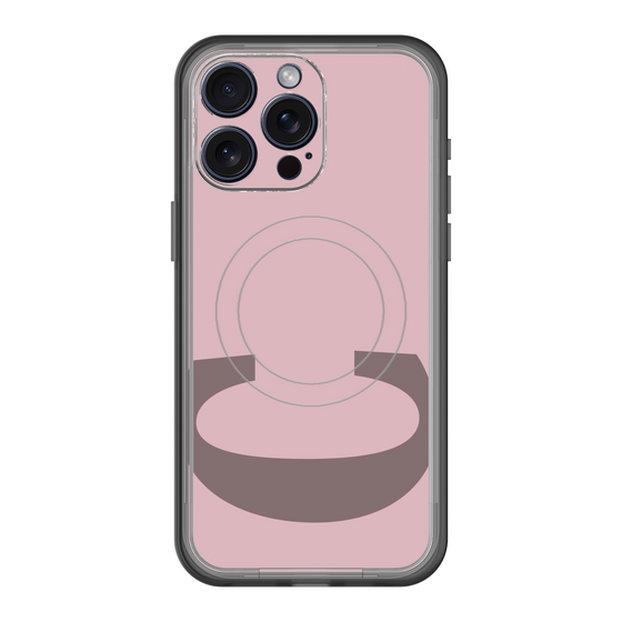 スリムプロテクションプレミアムケース with MagSafe［ オリジナル - initial color - C dusty pink ］