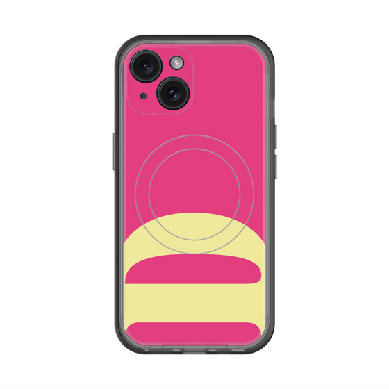 スリムプロテクションプレミアムケース with MagSafe［ オリジナル - initial color - D pink ］