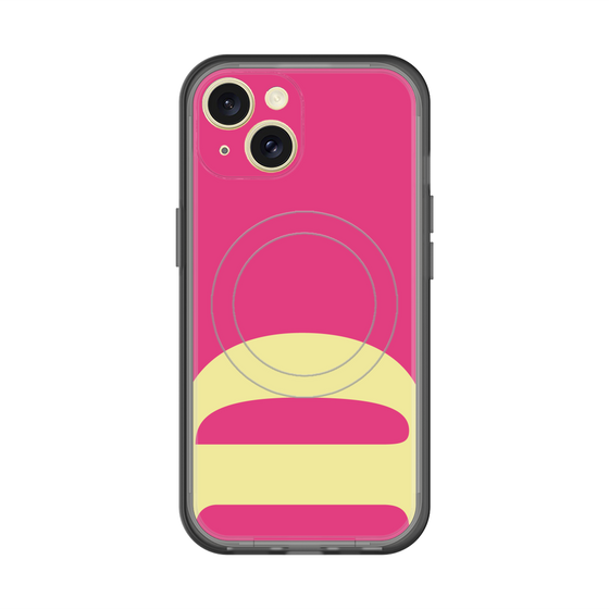 スリムプロテクションプレミアムケース with MagSafe［ オリジナル - initial color - D pink ］