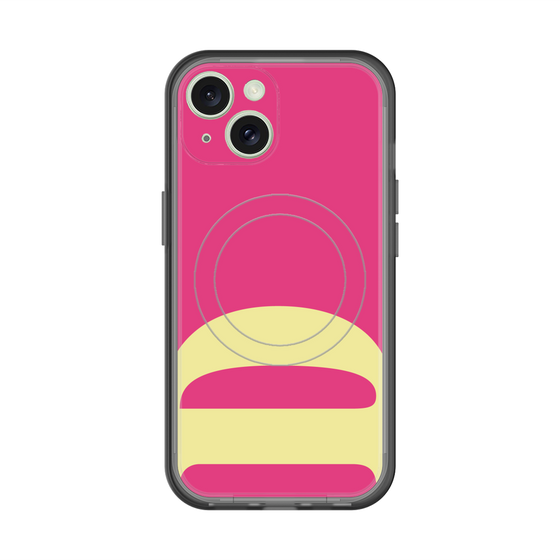 スリムプロテクションプレミアムケース with MagSafe［ オリジナル - initial color - D pink ］