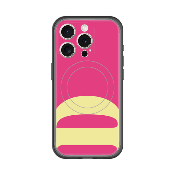 スリムプロテクションプレミアムケース with MagSafe［ オリジナル - initial color - D pink ］