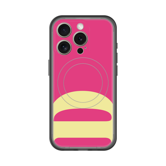 スリムプロテクションプレミアムケース with MagSafe［ オリジナル - initial color - D pink ］
