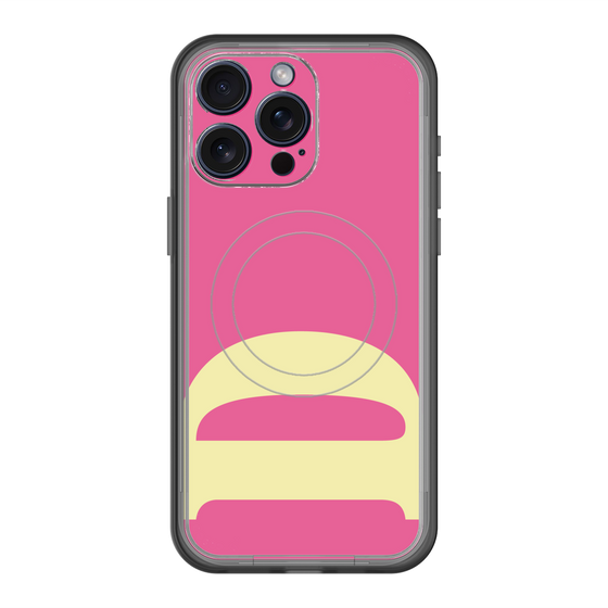 スリムプロテクションプレミアムケース with MagSafe［ オリジナル - initial color - D pink ］