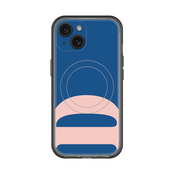 スリムプロテクションプレミアムケース with MagSafe［ オリジナル - initial color - D navy ］