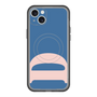 スリムプロテクションプレミアムケース with MagSafe［ オリジナル - initial color - D navy ］