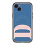 スリムプロテクションプレミアムケース with MagSafe［ オリジナル - initial color - D navy ］