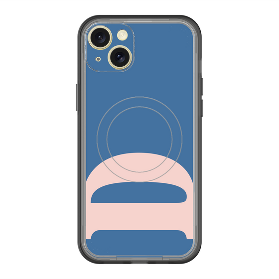 スリムプロテクションプレミアムケース with MagSafe［ オリジナル - initial color - D navy ］