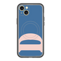 スリムプロテクションプレミアムケース with MagSafe［ オリジナル - initial color - D navy ］
