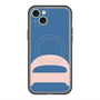 スリムプロテクションプレミアムケース with MagSafe［ オリジナル - initial color - D navy ］