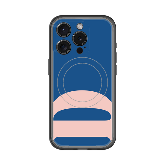 スリムプロテクションプレミアムケース with MagSafe［ オリジナル - initial color - D navy ］
