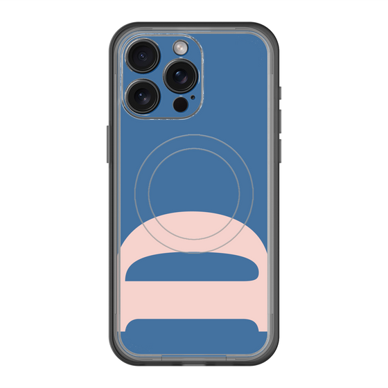 スリムプロテクションプレミアムケース with MagSafe［ オリジナル - initial color - D navy ］