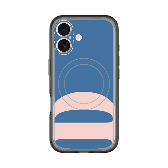 スリムプロテクションプレミアムケース with MagSafe［ オリジナル - initial color - D navy ］