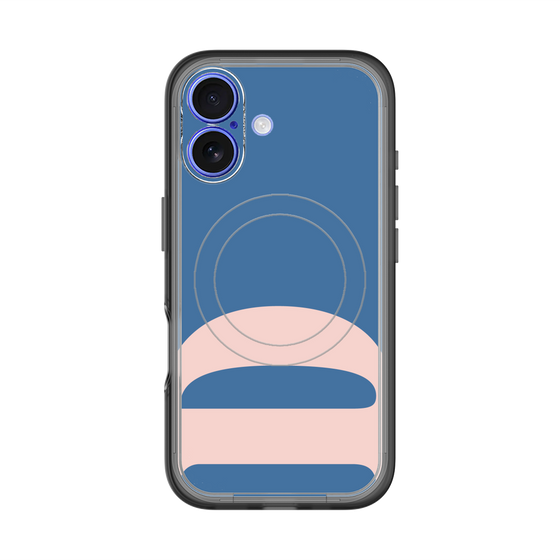 スリムプロテクションプレミアムケース with MagSafe［ オリジナル - initial color - D navy ］