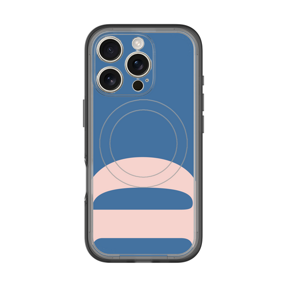 スリムプロテクションプレミアムケース with MagSafe［ オリジナル - initial color - D navy ］