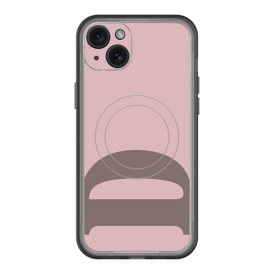 スリムプロテクションプレミアムケース with MagSafe［ オリジナル - initial color - D dusty pink ］