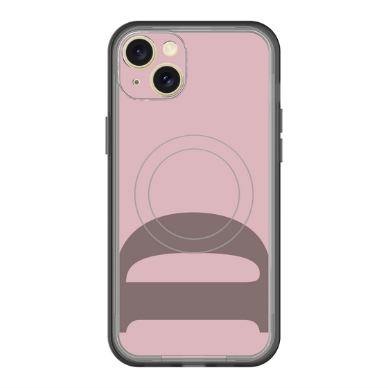 スリムプロテクションプレミアムケース with MagSafe［ オリジナル - initial color - D dusty pink ］