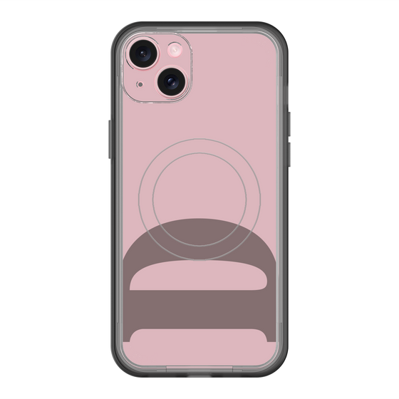 スリムプロテクションプレミアムケース with MagSafe［ オリジナル - initial color - D dusty pink ］