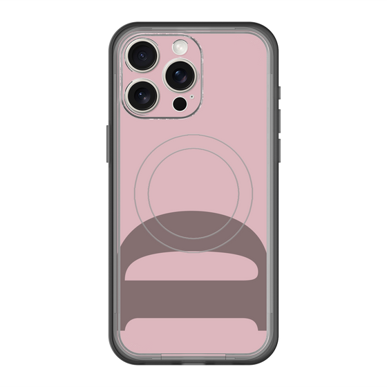 スリムプロテクションプレミアムケース with MagSafe［ オリジナル - initial color - D dusty pink ］