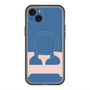 スリムプロテクションプレミアムケース with MagSafe［ オリジナル - initial color - E navy ］