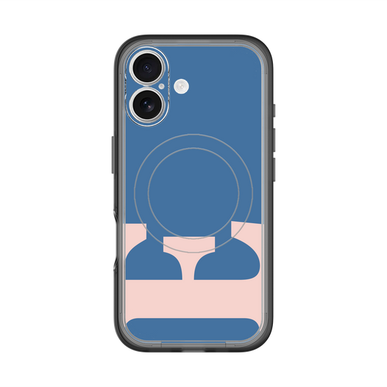 スリムプロテクションプレミアムケース with MagSafe［ オリジナル - initial color - E navy ］