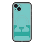 スリムプロテクションプレミアムケース with MagSafe［ オリジナル - initial color - E light green ］