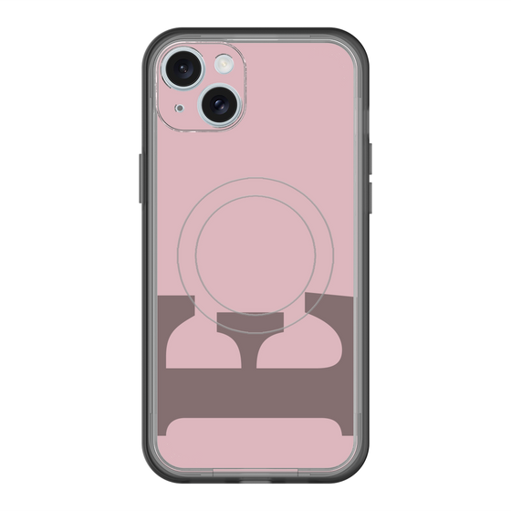 スリムプロテクションプレミアムケース with MagSafe［ オリジナル - initial color - E dusty pink ］