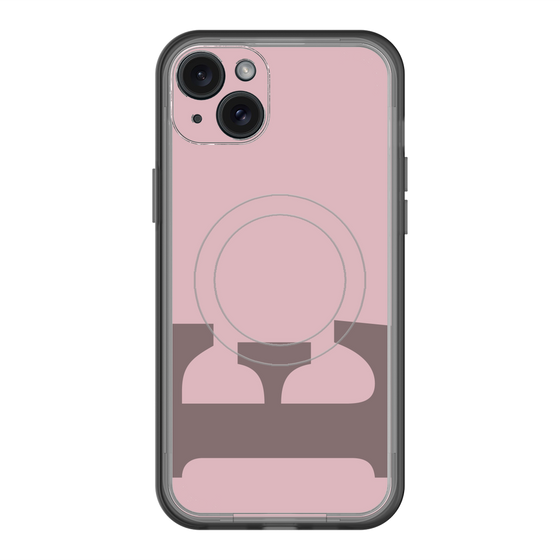 スリムプロテクションプレミアムケース with MagSafe［ オリジナル - initial color - E dusty pink ］