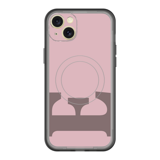 スリムプロテクションプレミアムケース with MagSafe［ オリジナル - initial color - E dusty pink ］