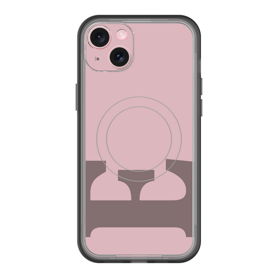 スリムプロテクションプレミアムケース with MagSafe［ オリジナル - initial color - E dusty pink ］