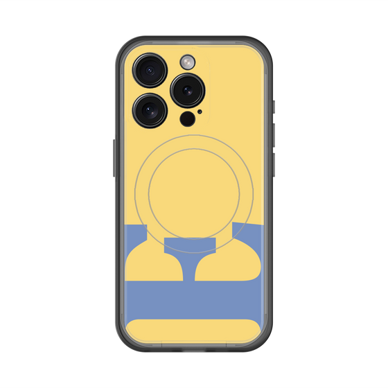 スリムプロテクションプレミアムケース with MagSafe［ オリジナル - initial color - E yellow ］