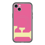 スリムプロテクションプレミアムケース with MagSafe［ オリジナル - initial color - F pink ］