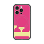 スリムプロテクションプレミアムケース with MagSafe［ オリジナル - initial color - F pink ］