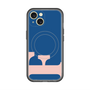スリムプロテクションプレミアムケース with MagSafe［ オリジナル - initial color - F navy ］