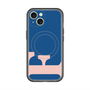 スリムプロテクションプレミアムケース with MagSafe［ オリジナル - initial color - F navy ］