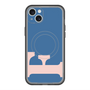 スリムプロテクションプレミアムケース with MagSafe［ オリジナル - initial color - F navy ］
