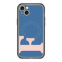 スリムプロテクションプレミアムケース with MagSafe［ オリジナル - initial color - F navy ］