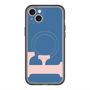 スリムプロテクションプレミアムケース with MagSafe［ オリジナル - initial color - F navy ］