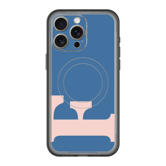 スリムプロテクションプレミアムケース with MagSafe［ オリジナル - initial color - F navy ］