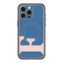 スリムプロテクションプレミアムケース with MagSafe［ オリジナル - initial color - F navy ］