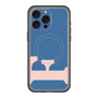 スリムプロテクションプレミアムケース with MagSafe［ オリジナル - initial color - F navy ］