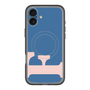 スリムプロテクションプレミアムケース with MagSafe［ オリジナル - initial color - F navy ］