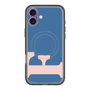 スリムプロテクションプレミアムケース with MagSafe［ オリジナル - initial color - F navy ］