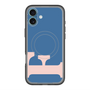スリムプロテクションプレミアムケース with MagSafe［ オリジナル - initial color - F navy ］
