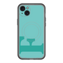 スリムプロテクションプレミアムケース with MagSafe［ オリジナル - initial color - F light green ］