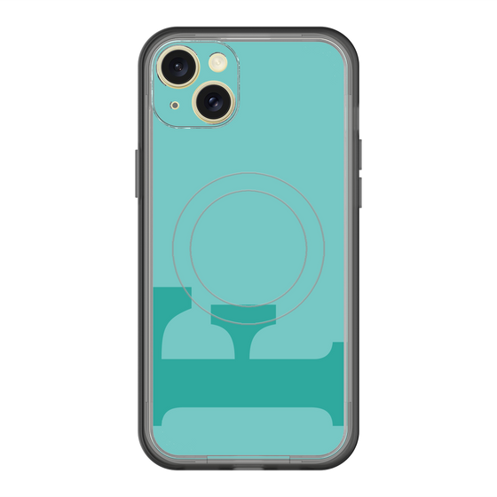 スリムプロテクションプレミアムケース with MagSafe［ オリジナル - initial color - F light green ］